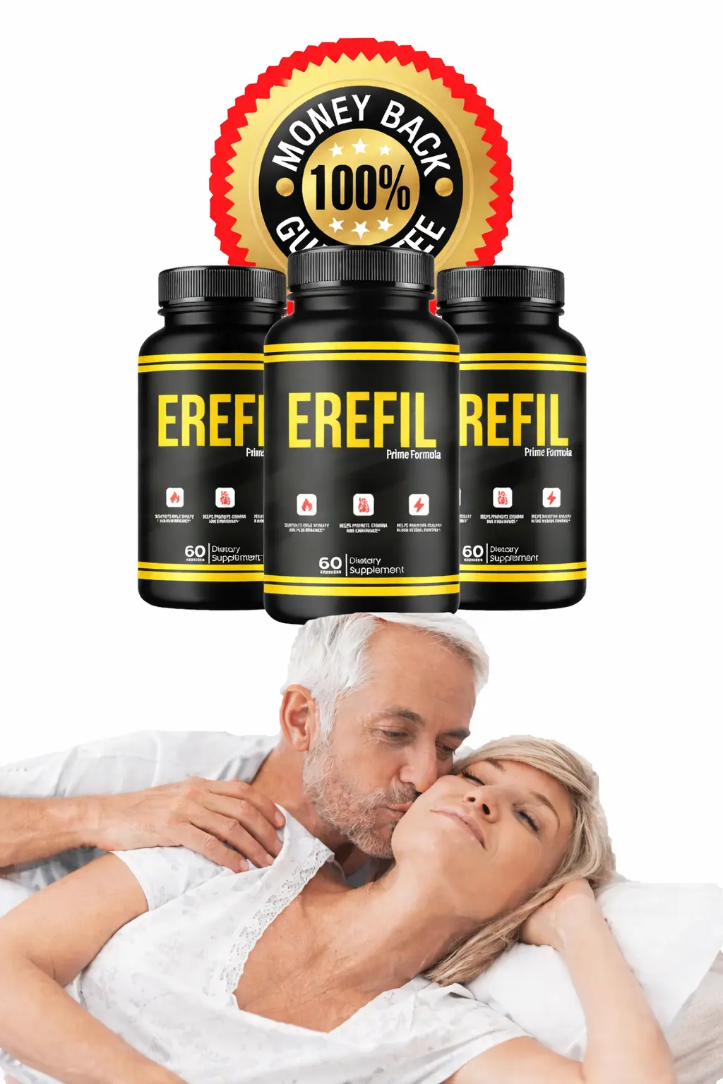 How Erefil male vitality supplement works with dropper bottle